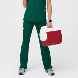 Figs scrub pants. Hunter green